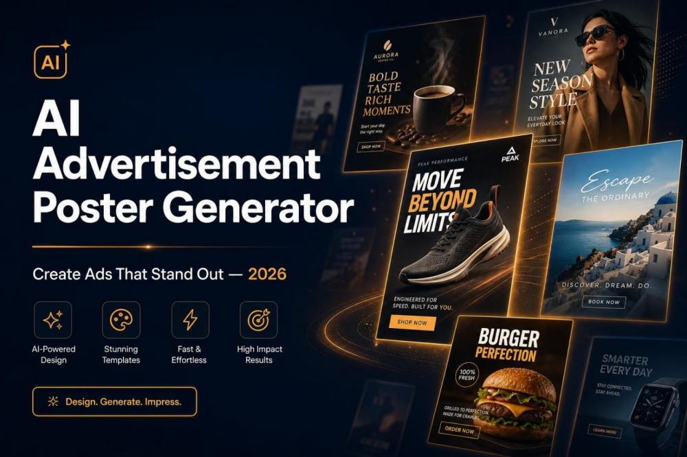 AI Advertisement Poster Generator — Create Ads That Stand Out