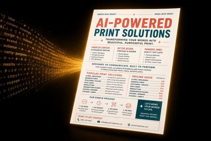 AI Flyer Generator from Text — Create Flyers from Words (2026)