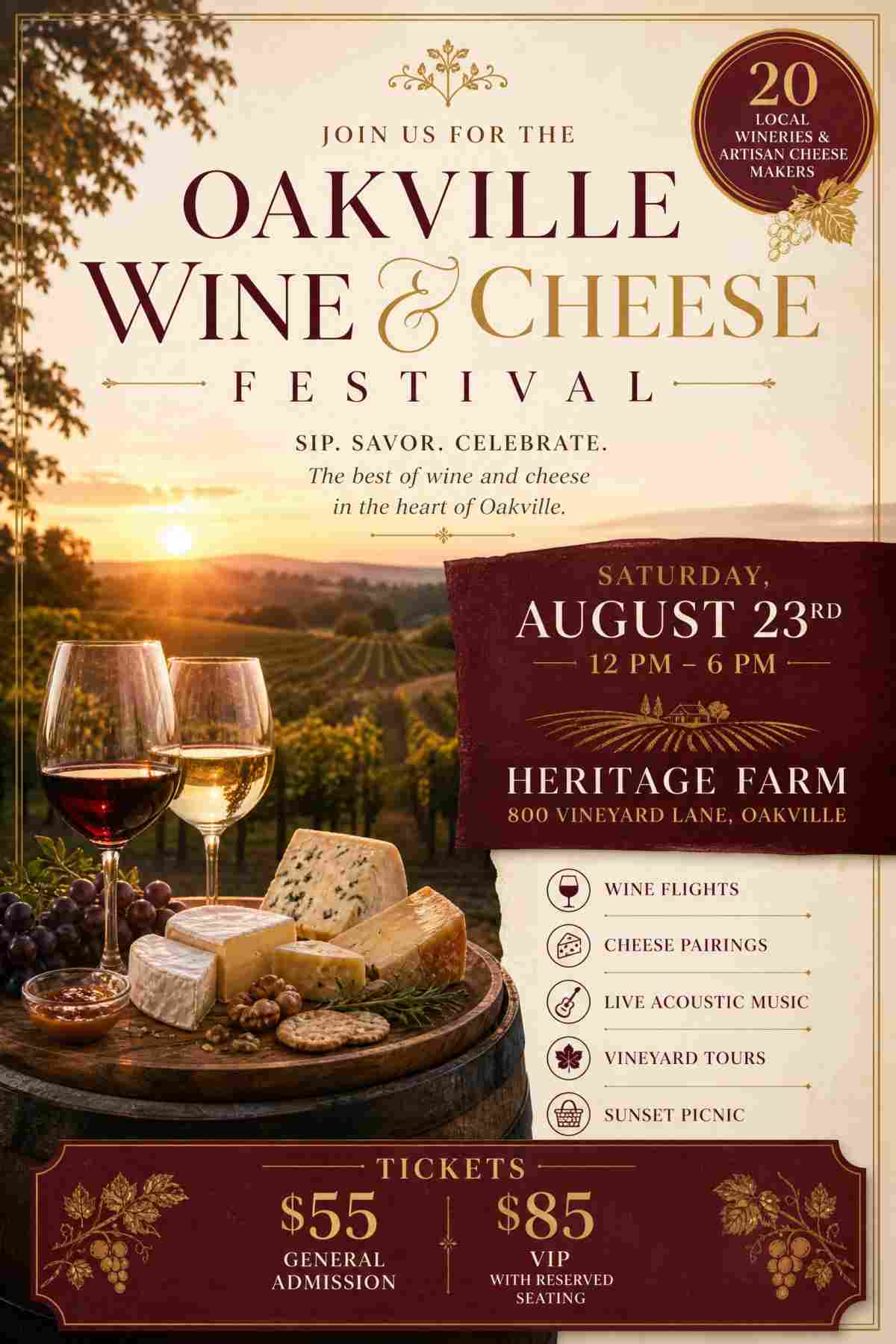 Food and Drink Event Poster